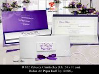 wedding invitation Rebecca - Christopher