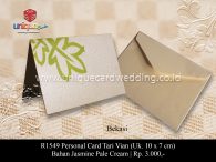 Undangan Pernikahan Personal Card Tari Vian