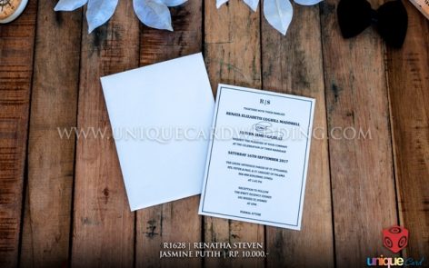 renata steven wedding invitation